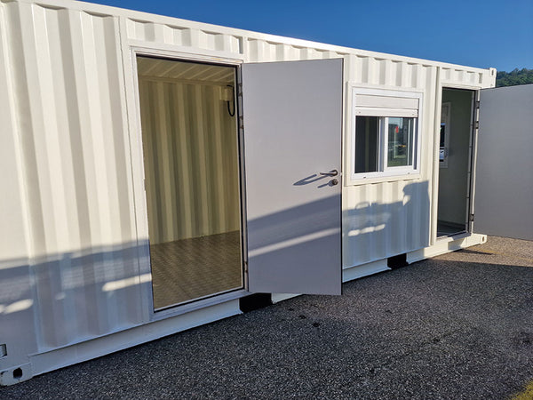 Conteneur 2-en-1 – Deux Espaces en Un, 100% Prêt à l’Usage